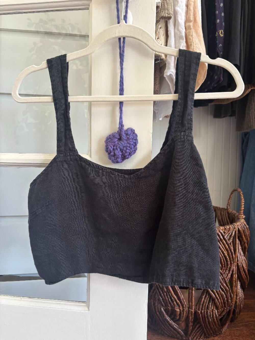 MATE the Label Linen Crop Tank